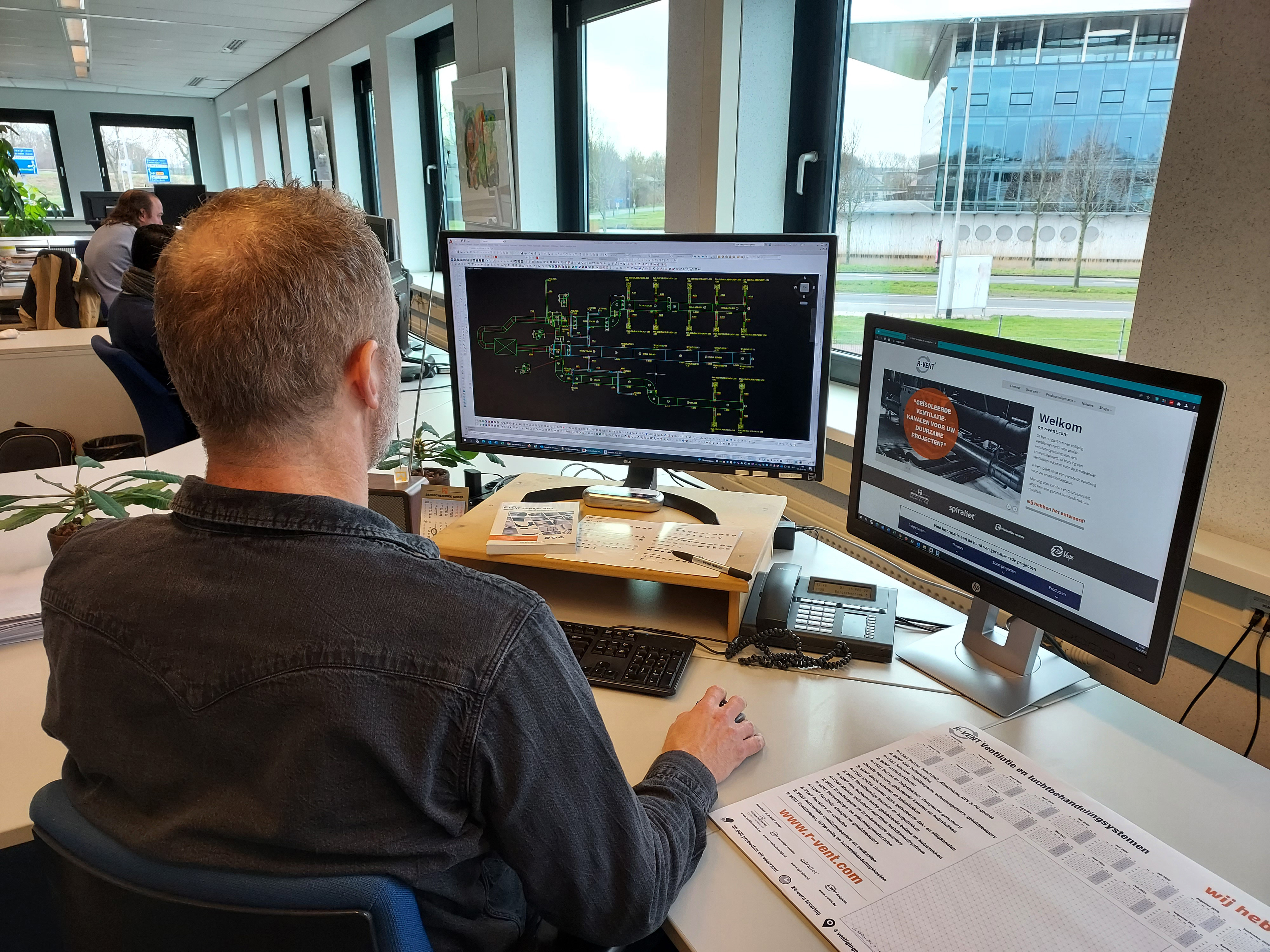 Engineers van ventilatie